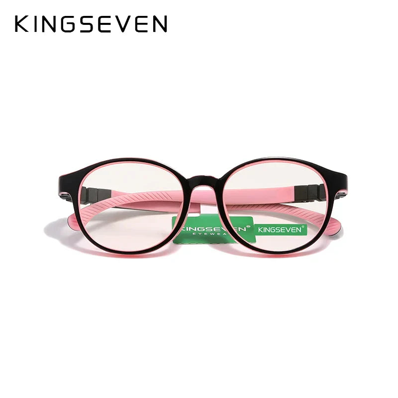 KINGSEVEN Children S Size 43mm Anti-blue Square Blue