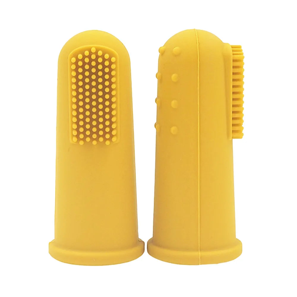 Chenkai 30PCS Baby Soft Finger Toothbrush BPA Free