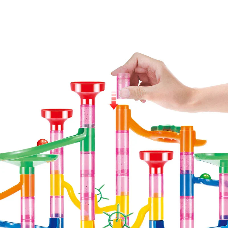 Marble Run Race Track Building Blocks Kids 3D