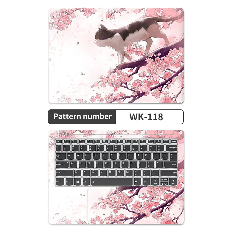 DIY Cat Laptop Cover Skins Stickers Notebook PVC