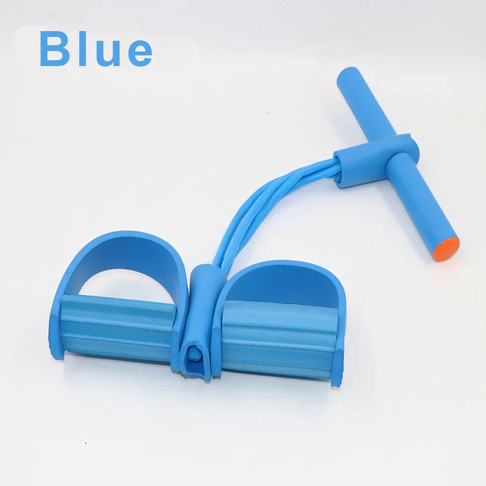 4 Tube Resistance Band Elastic Pull Rope Gym