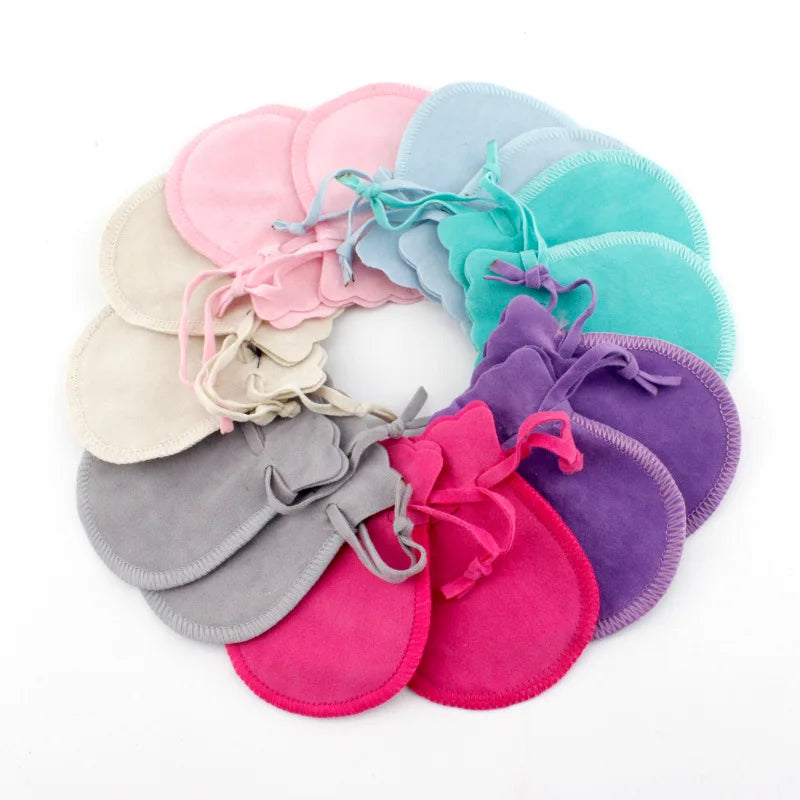 Wedding Bags with Candy Bag Can Custom Logo 50pcs/lot 7×9cm 9×12cm Jewelry Packaging Macarons Drawstring Good Velvet Gift Bags
