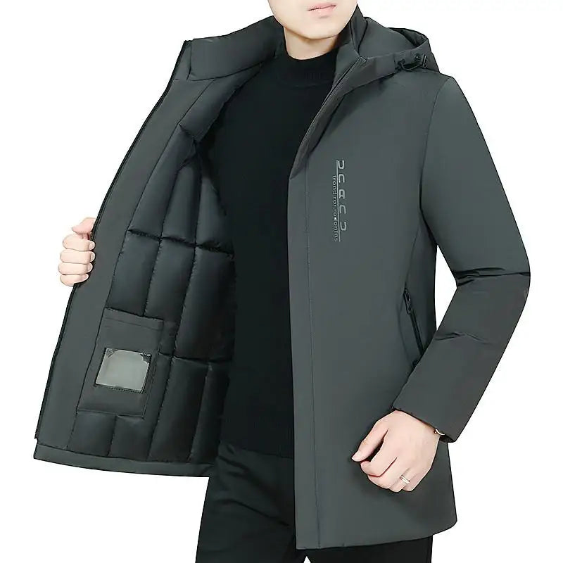 Winter Parka Men 2022 New Casual Thicken Cotton