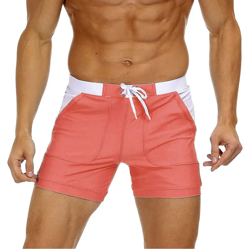 MAGCOMSEN Men's Swimwear Shorts Summer Quick Dry Swimming
