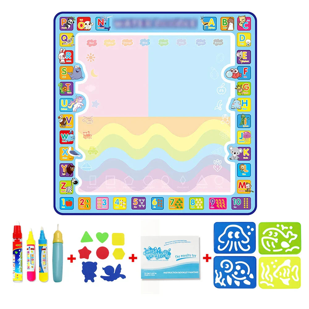 Coolplay Magic Water Drawing Mat Coloring Doodle Mat