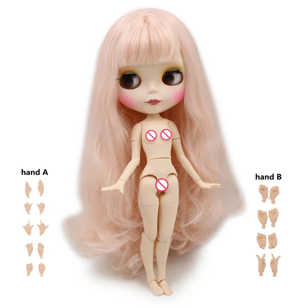 ICY DBS Blyth Doll 1/6 Joint Body DIY BJD toys Fashion Dolls girl gift Special Offer on sale with hand set A&B