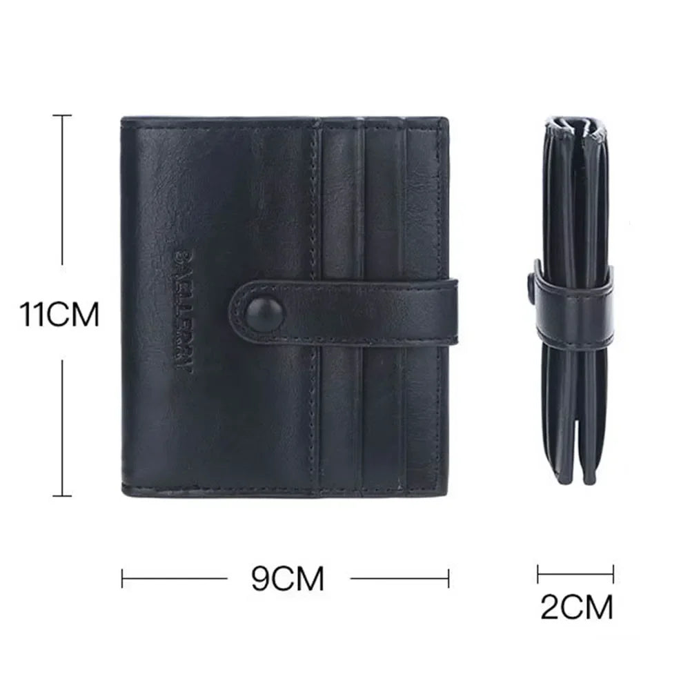 2022 Mini Men's Card Wallet – Customized PU Leather with 14 Card Holders