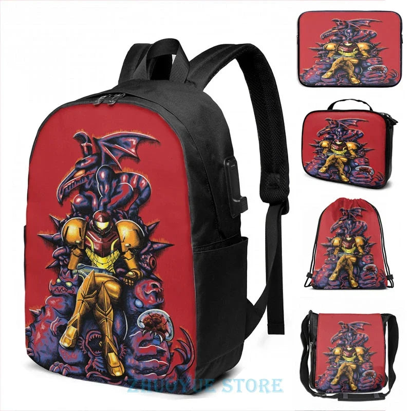 Graphic print Metroid The Huntress' Throne Gaming