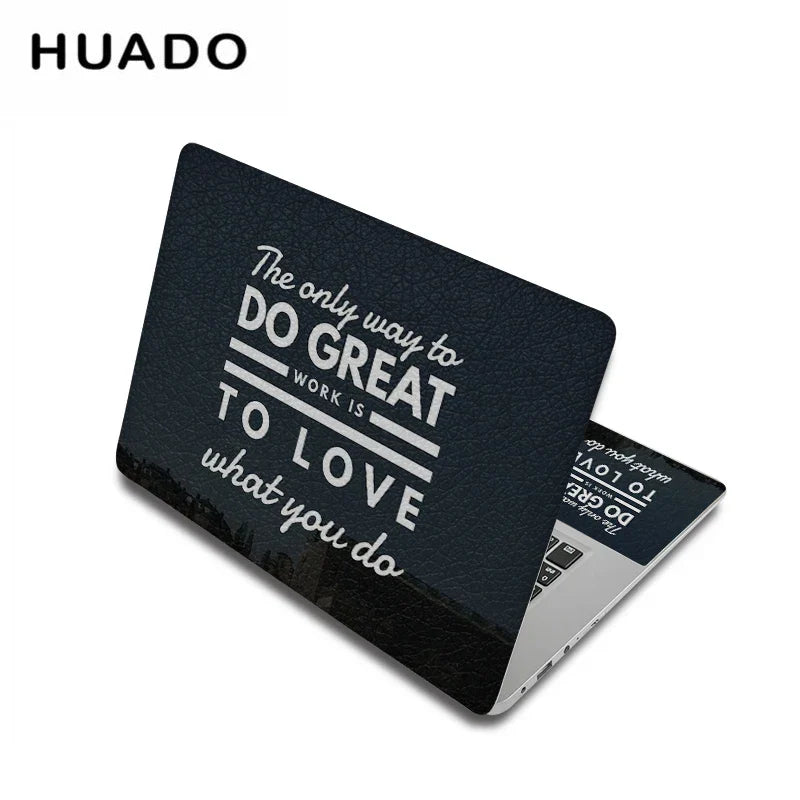 Motivational Words Laptop Skin Sticker 13.3" 15" 15.6"