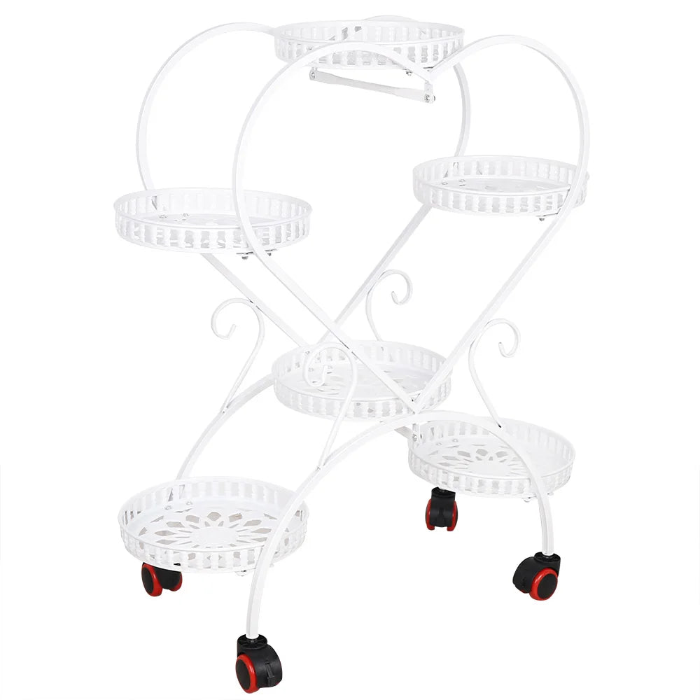 Plant Stand Metal Heart Shape Flower Pot Holder