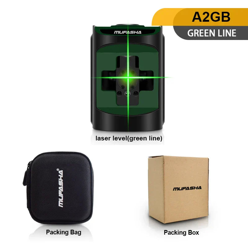 MUFASHA 2 Lines Laser Level Self-Leveling Cross Lines