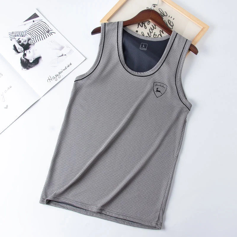 Mens Underwear Sleeveless Tank Top Solid Muscle Vest