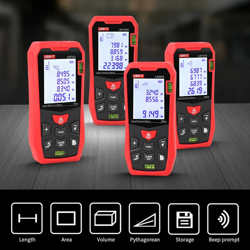 UNI-T Laser Rangefinder LM50A LM70A LM100A LM120A Laser