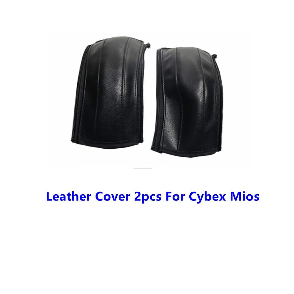 Stroller PU Leather Handle Covers Fit Cybex Mios