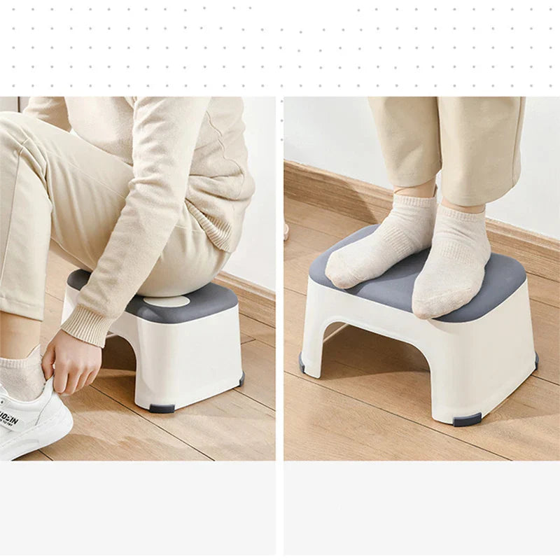 Thicken Plain Bathroom Stools Living Room Non-slip Bath