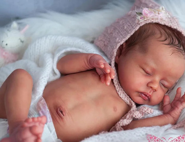 NPK 18inch Reborn Doll Kit Delilah Lifeike fresh
