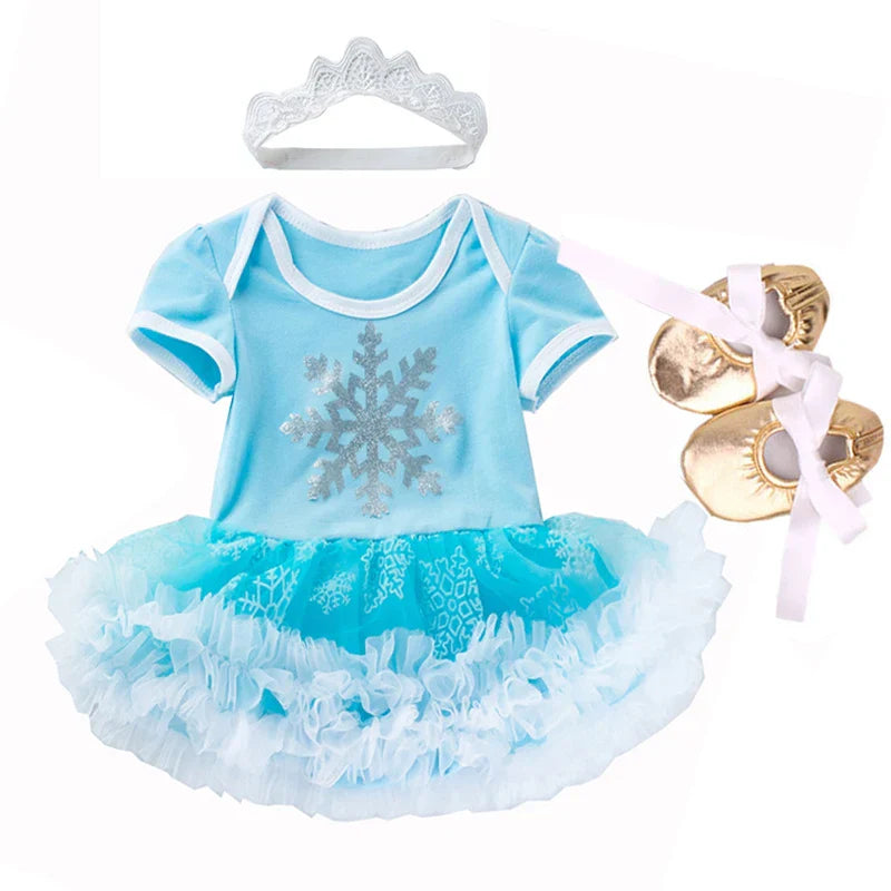 Baby girl Clothes elsa anna costume for Baby