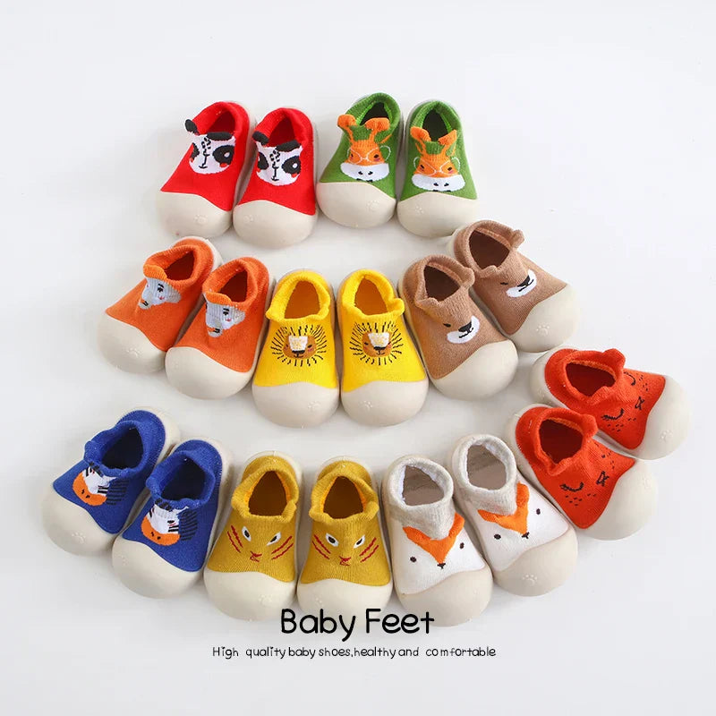 Baby sock Shoes Anti-slip Spring Cartoon animal Shoes