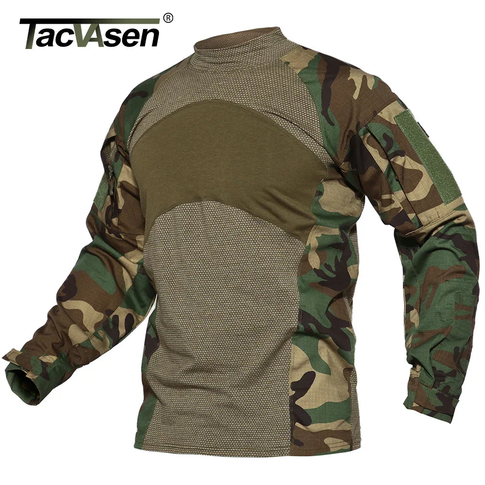 TACVASEN Oversize Long Sleeve Work tshirt Mens Summer