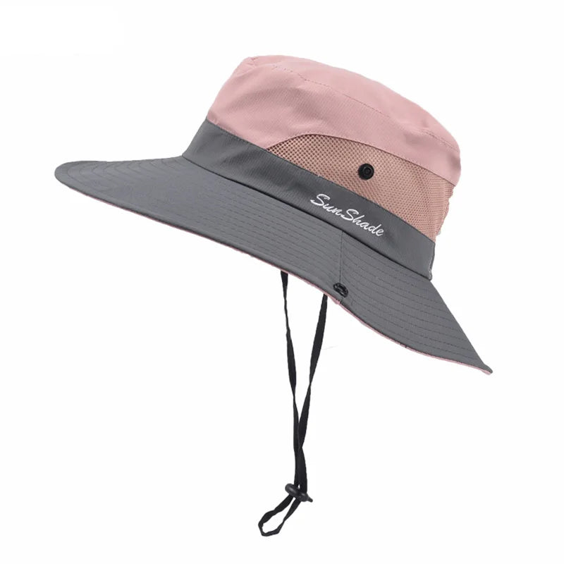 Parent-child Unisex Summer Foldable Sun Fisherman Hat Men