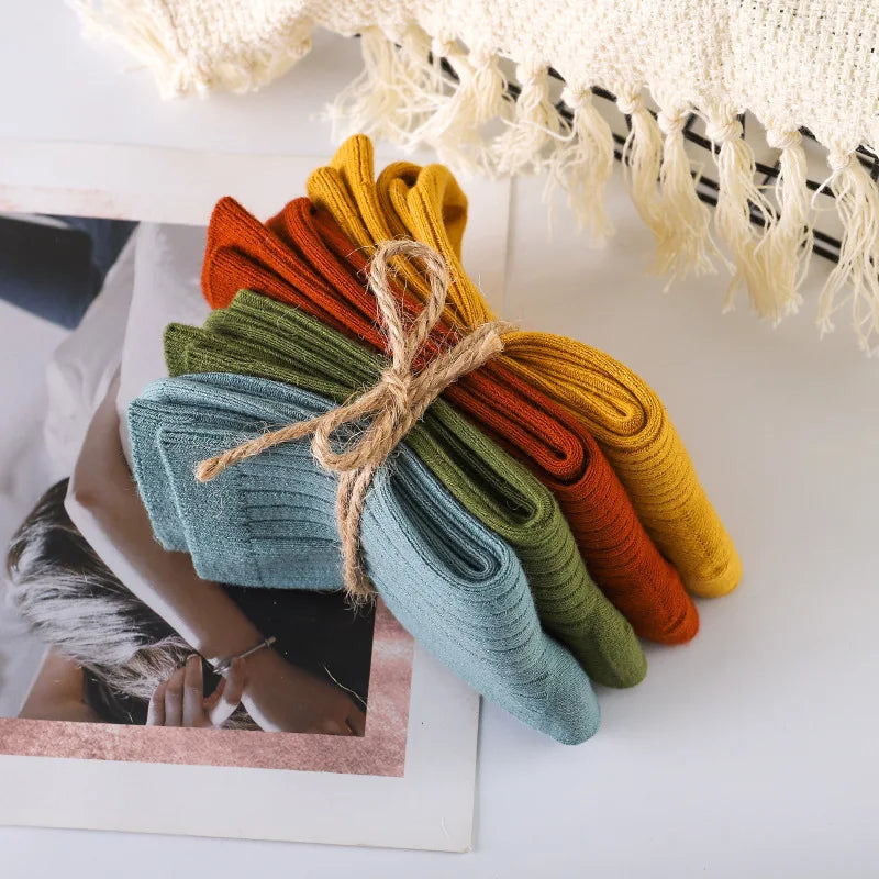 4 Pairs/pack Children's Socks Spring Autumn New Boys