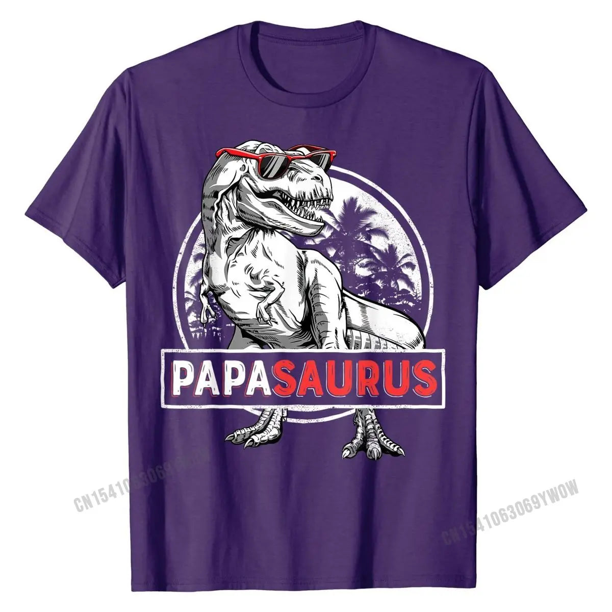 Papasaurus T shirt T rex Papa Saurus Dinosaur