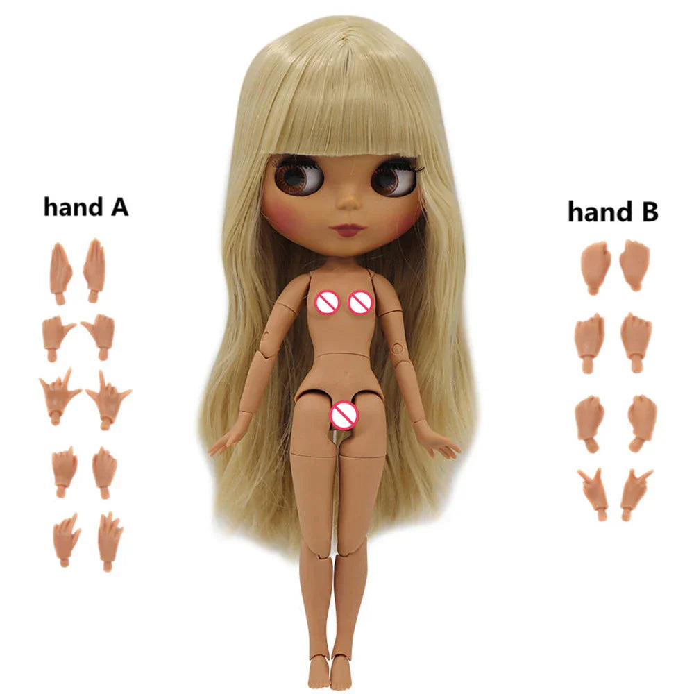 ICY DBS Blyth Doll 1/6 Joint Body DIY BJD toys Fashion Dolls girl gift Special Offer on sale with hand set A&B