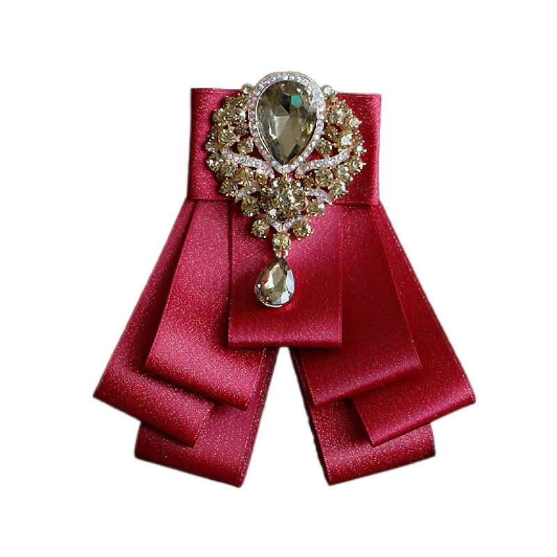 Handmade British Style New Diamond Bow Ties for