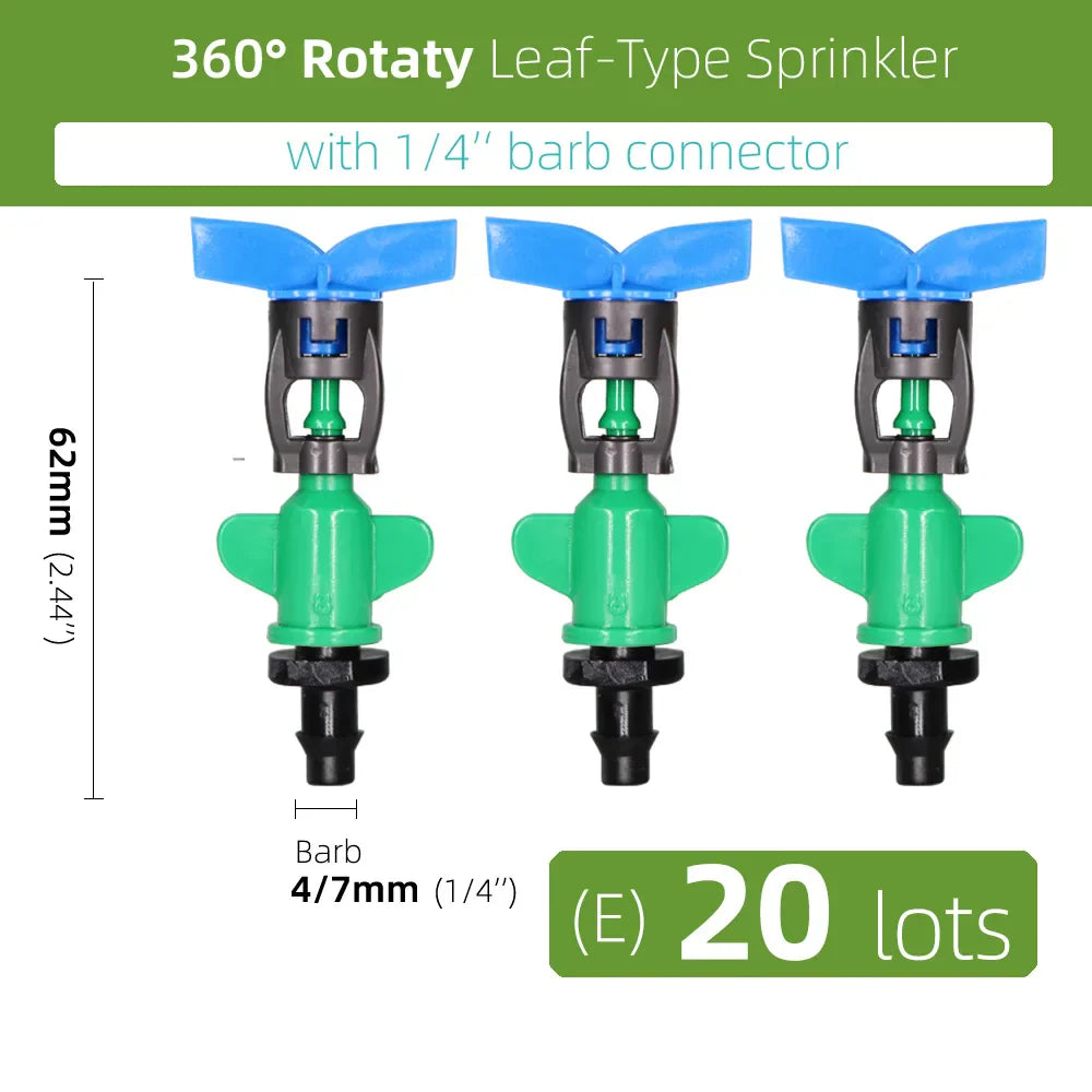 360 Degrees Leaf-Type Automatic Rotary Sprinkler Hanging Fogger