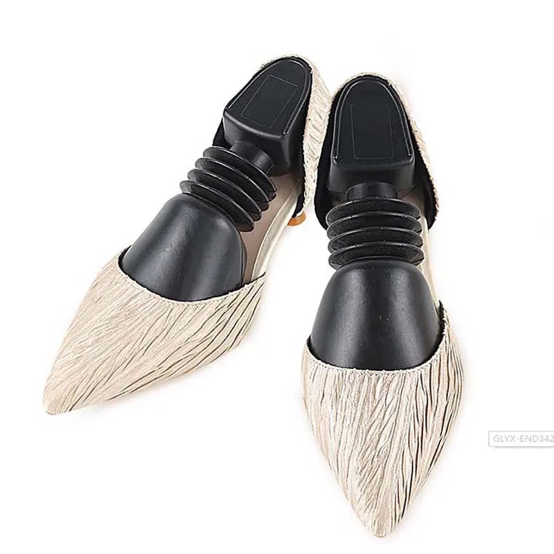 Practical Plastic Adjustable Length Men Shoe Trees Stretcher