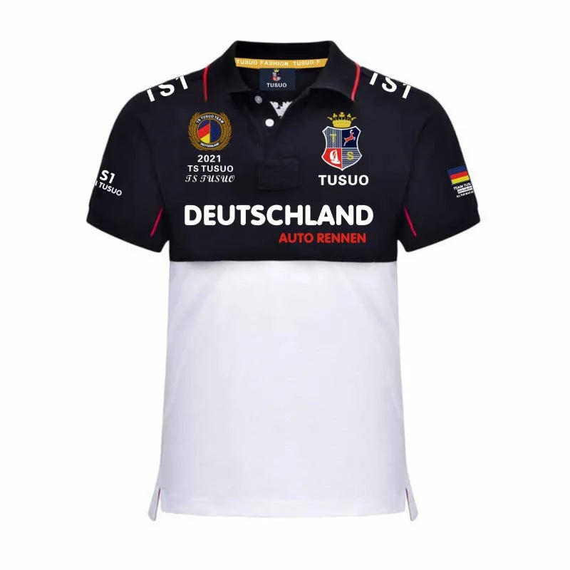 Summer High Quality Embroidery Polo Shirt Men Business