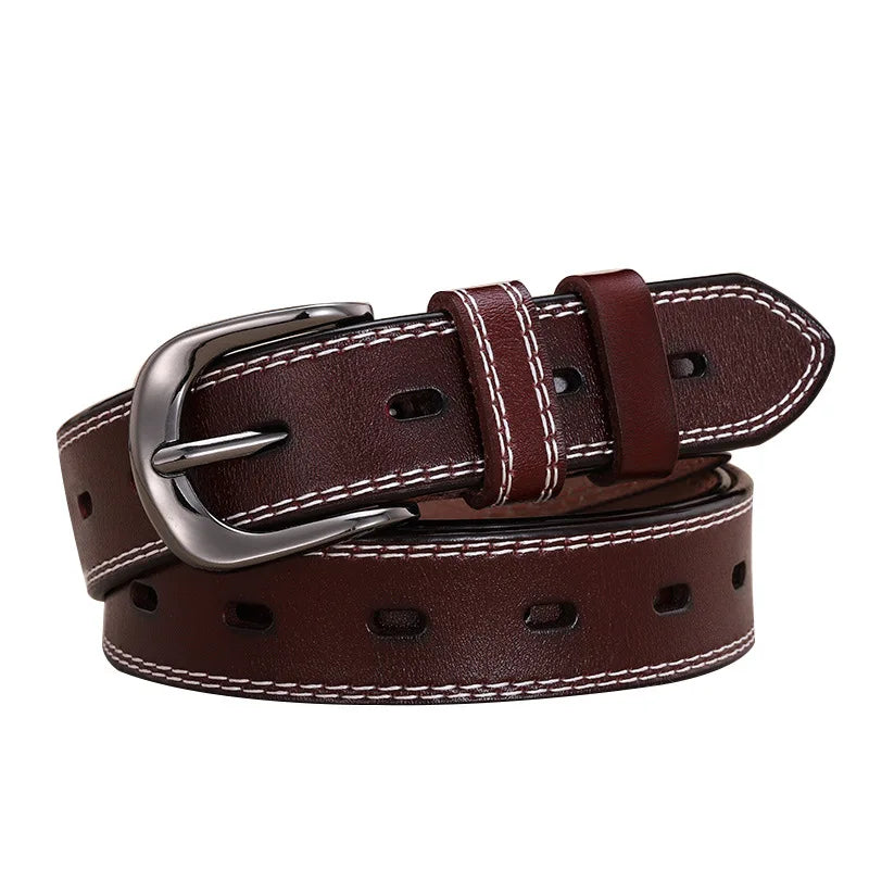Women Genuine Leather Belt for Female Strap Casual