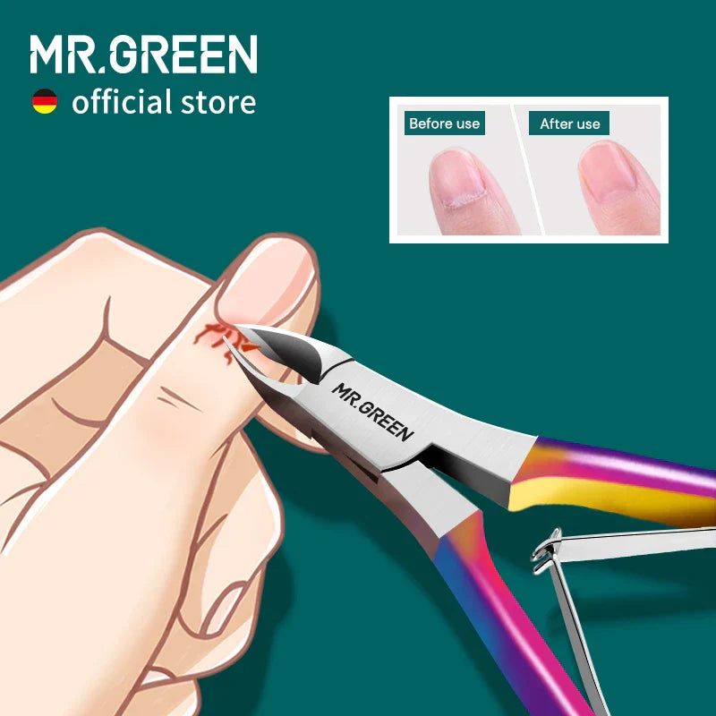 MR.GREEN Gorgeous Colorful Cuticle Nippers Cuticle Clippers Nail