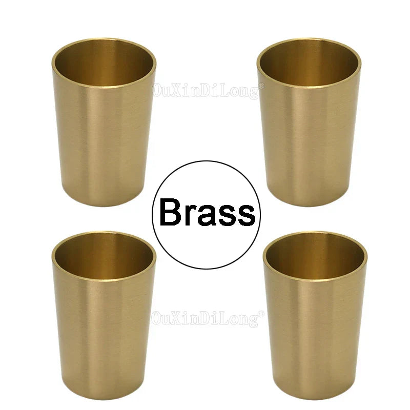 4PCS Pure Brass Covers Chair Cups Cabinet Covers