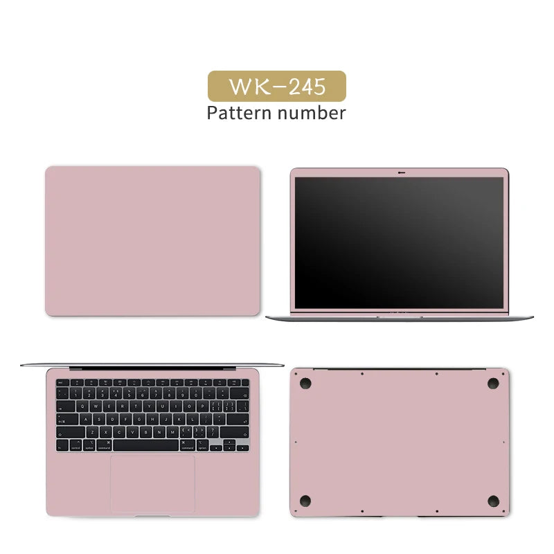 DIY Laptop Sticker Cover Skins Solid Color Vinyl