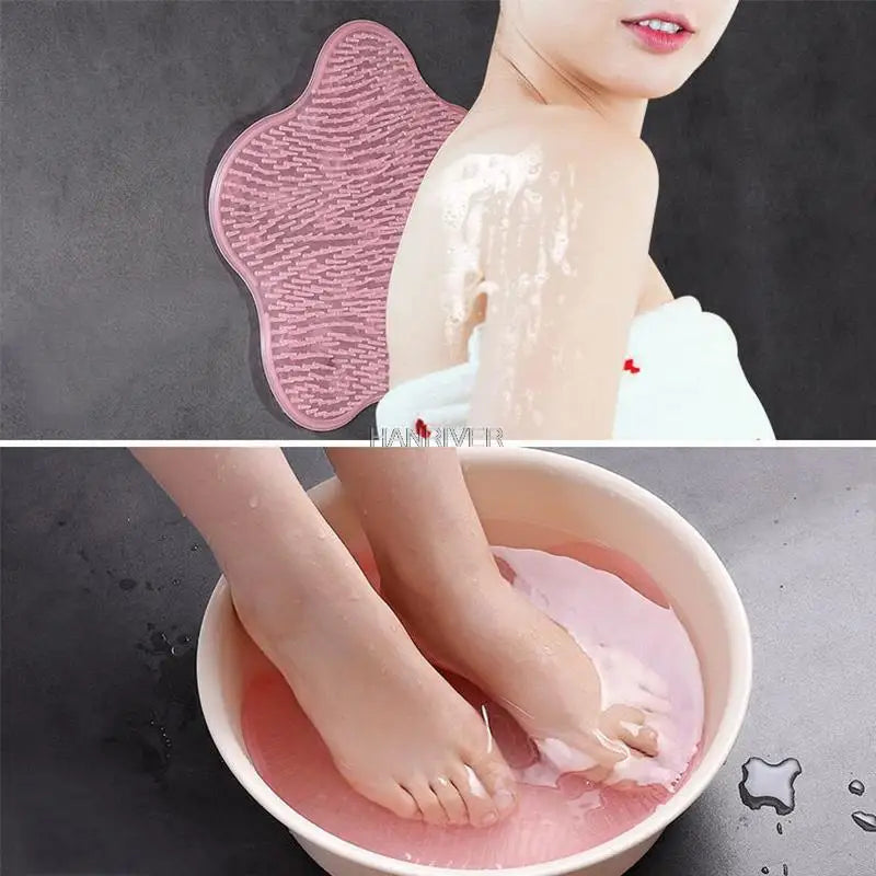 Silicone Bath Foot Massage Pad Mat Shower Back