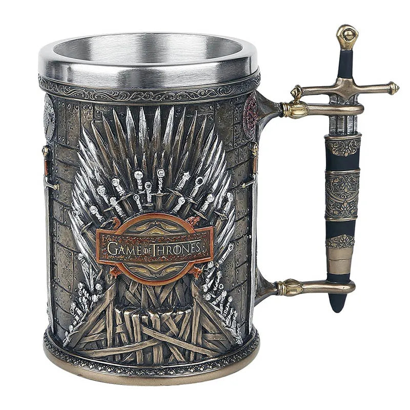 GOT Mug Goblet Stainless Steel Resin 3D Beer