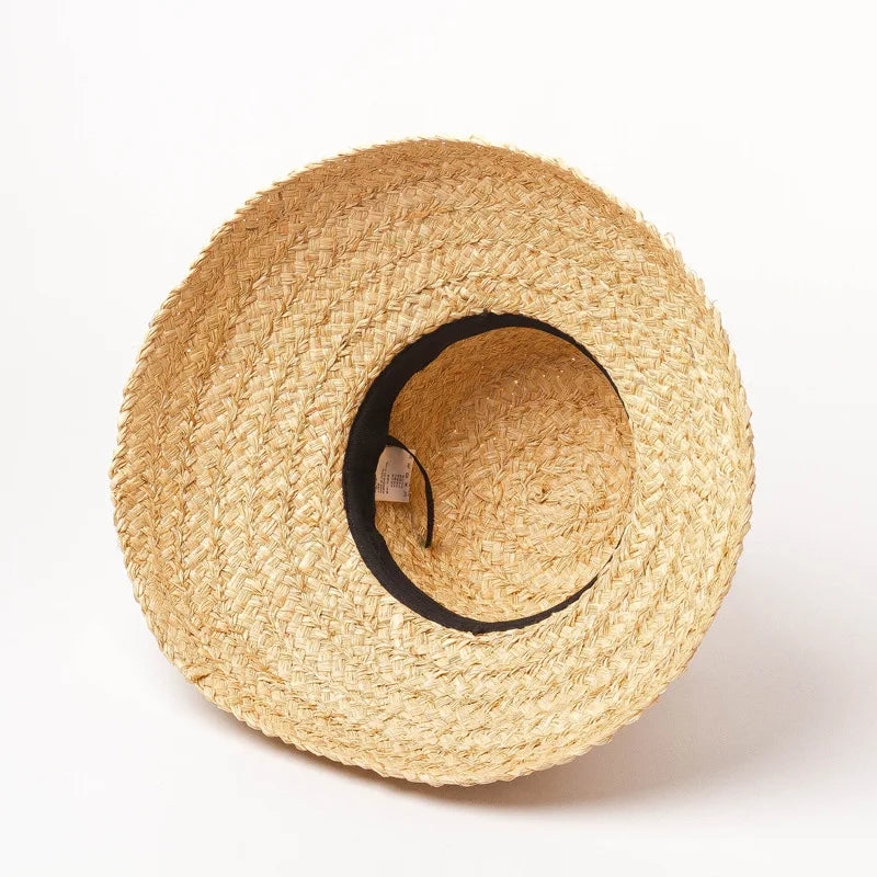 Fashion Women Wide Brim Raffia Hat Women Vacation