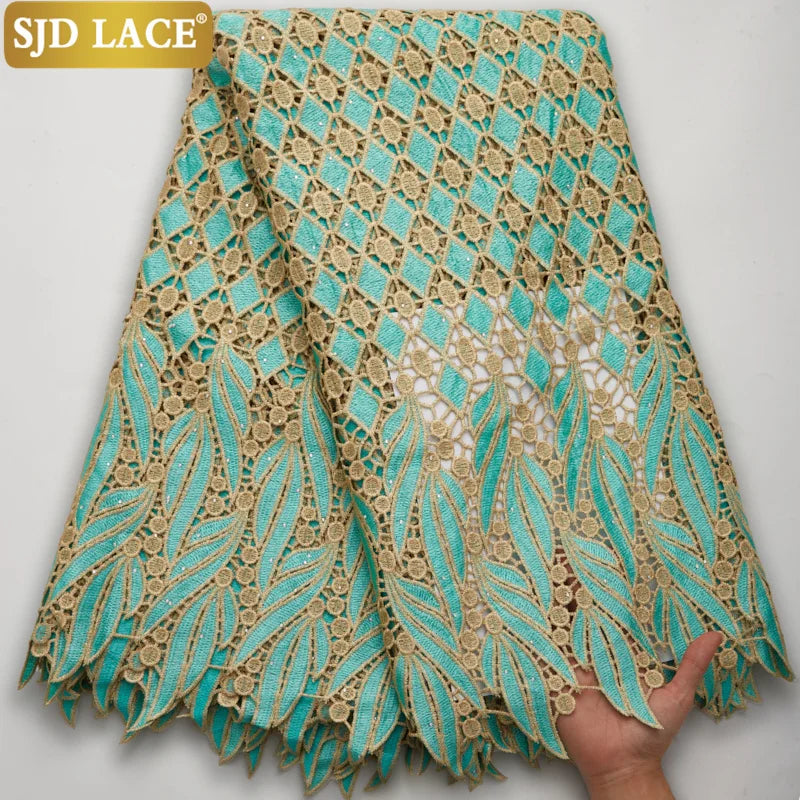SJD LACE 2024Skin Friendly Classic African Eembroidery Guipure