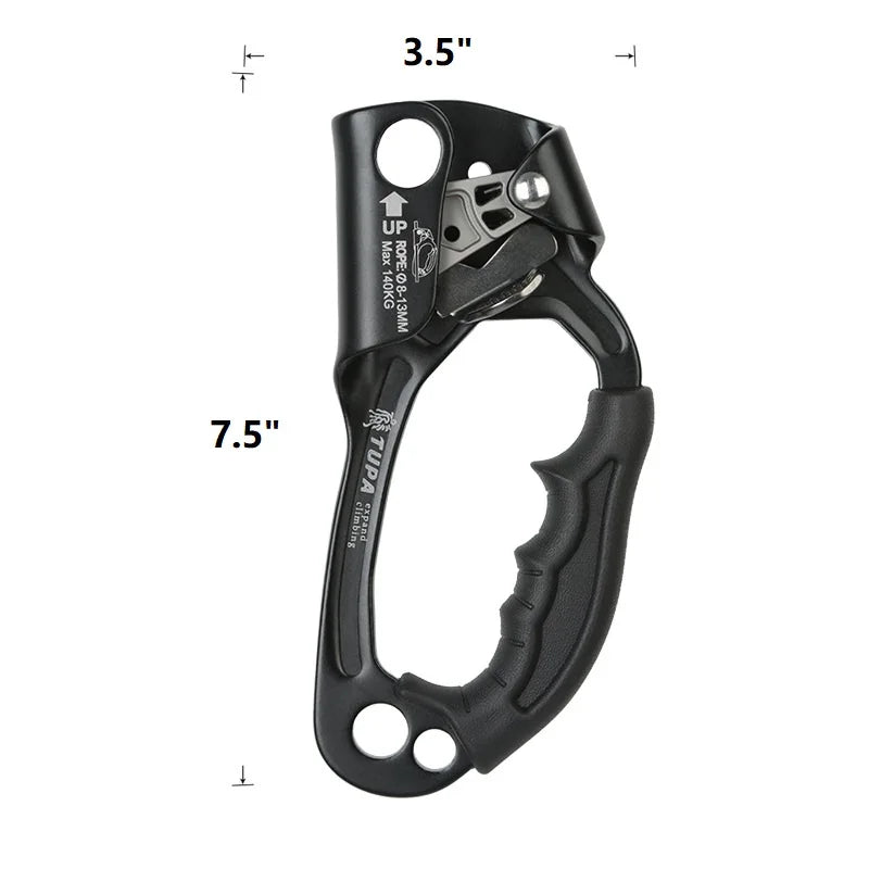 SRT Rock Climbing Hand Ascender Alloy Rigging Rope