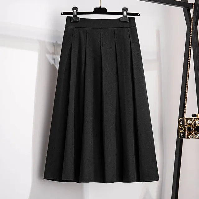 155Kg Plus Size Women's Summer Loose A-Line Pleated