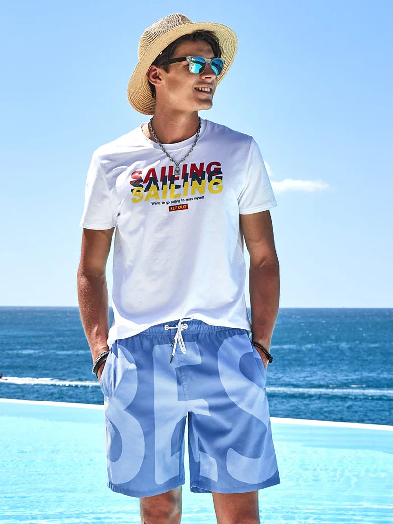 Gailang Brand Men Swimming Boxer Trunks Swimwear Quick