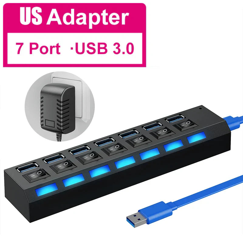 USB Hub 3.0 USB 3 0 Hub Multi