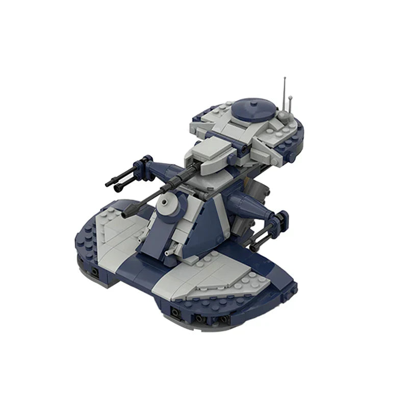 MOC Space Military Tank AAT Tank Building Block