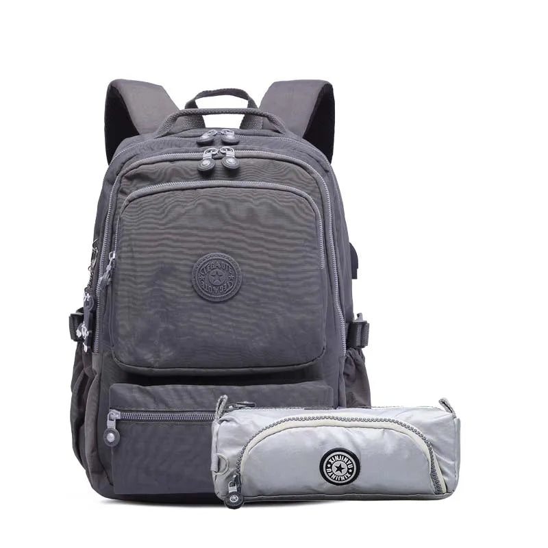 TEGAOTE Pencil Case Students Bolsa Famous Travel Nylon