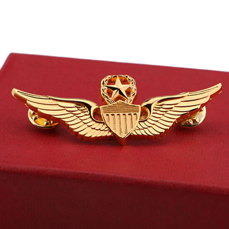 Classic Men Brooches Vintage WWII USAF Wings Military