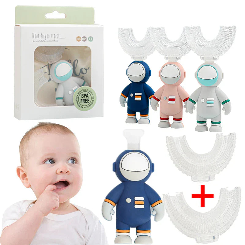 Baby Toothbrush Children 360 Degree U-shaped Children's Toothbrush