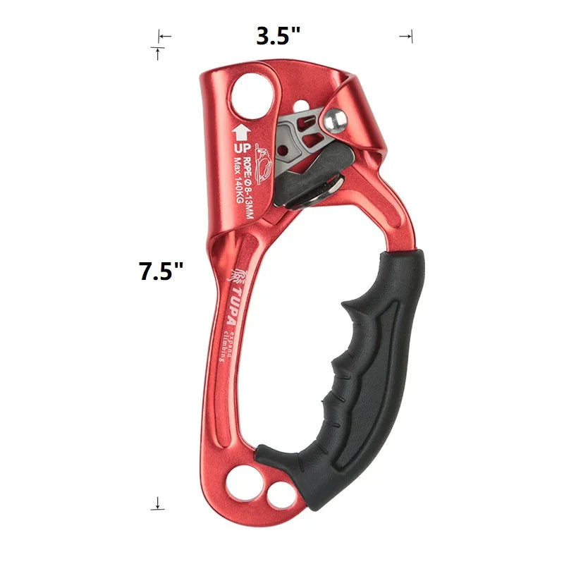 SRT Rock Climbing Hand Ascender Alloy Rigging Rope