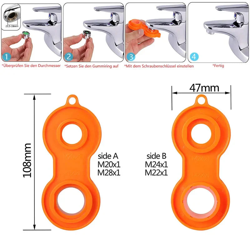 Faucet Bubbler Wrench Water Outlet Aerator Universal Wrench