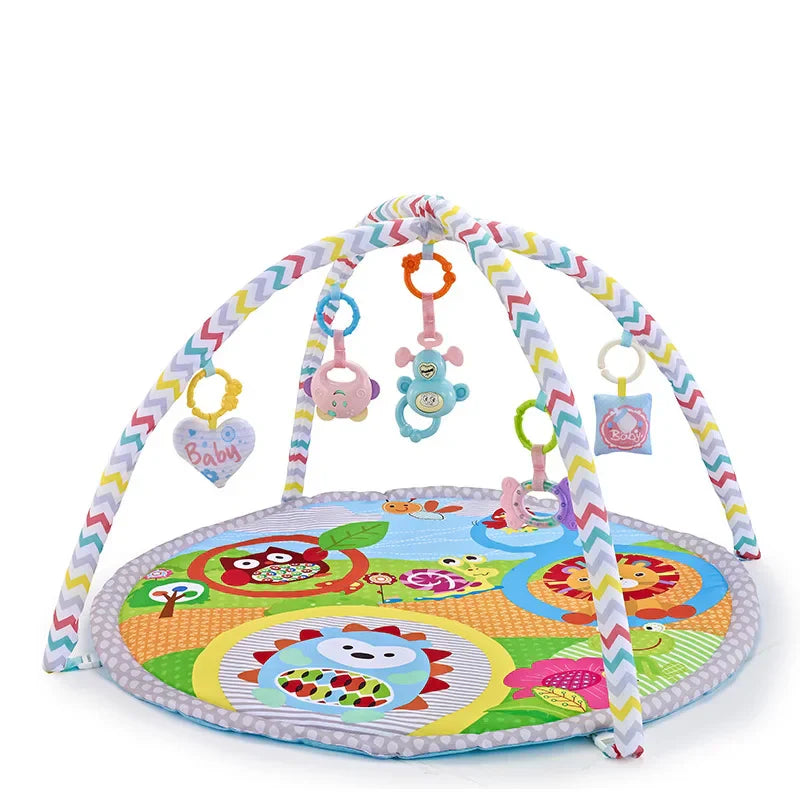 Multifunctional Fitness Frame Round Play Crawling Mat 0-12